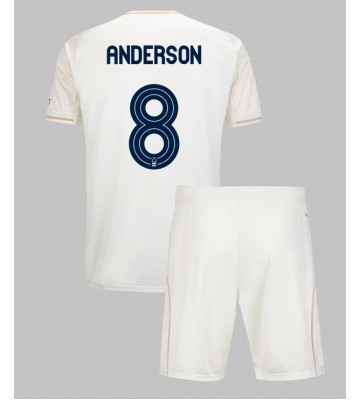 Nottingham Forest Elliot Anderson #8 Segunda Equipación Niños 2025-26 Manga Corta (+ Pantalones cortos)